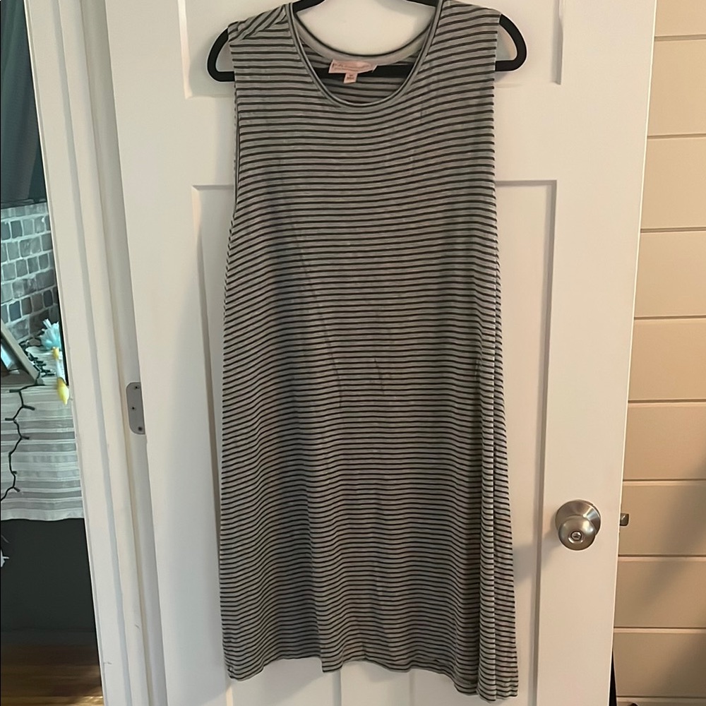 Striped tank dress